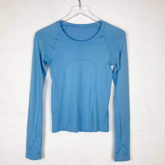 lululemon | Swiftly Tech 2.0 Long Sleeve *Race Length Blue Nile - Picture 1 of 8
